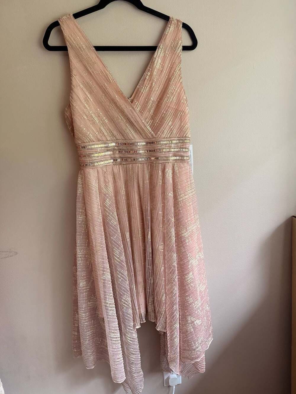 Venus Hanky Hem Shimmer Dress M (8-10)